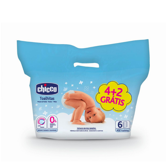 Chicco Wipes Pack 6x72