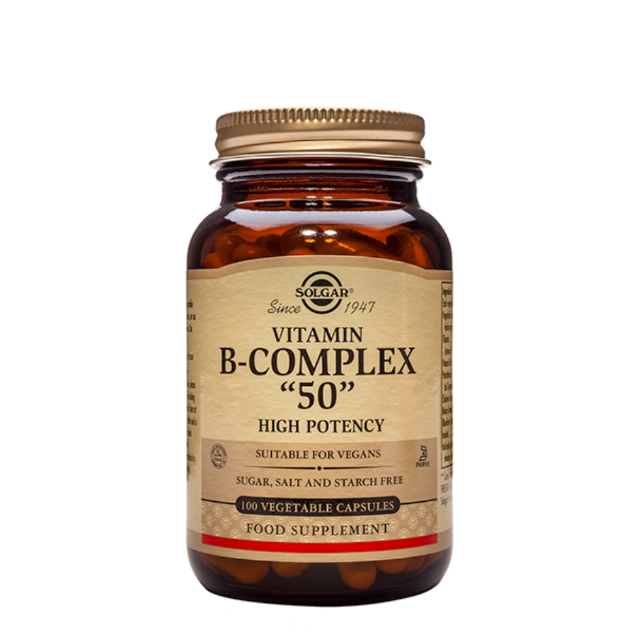 Solgar Vitamin B-Complex 50 Capsules x100