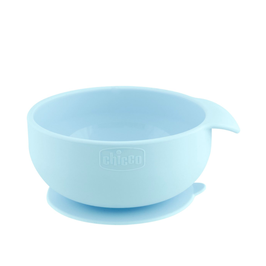 Chicco Easy Bowl Bleu 6M+Bol en Silicone
