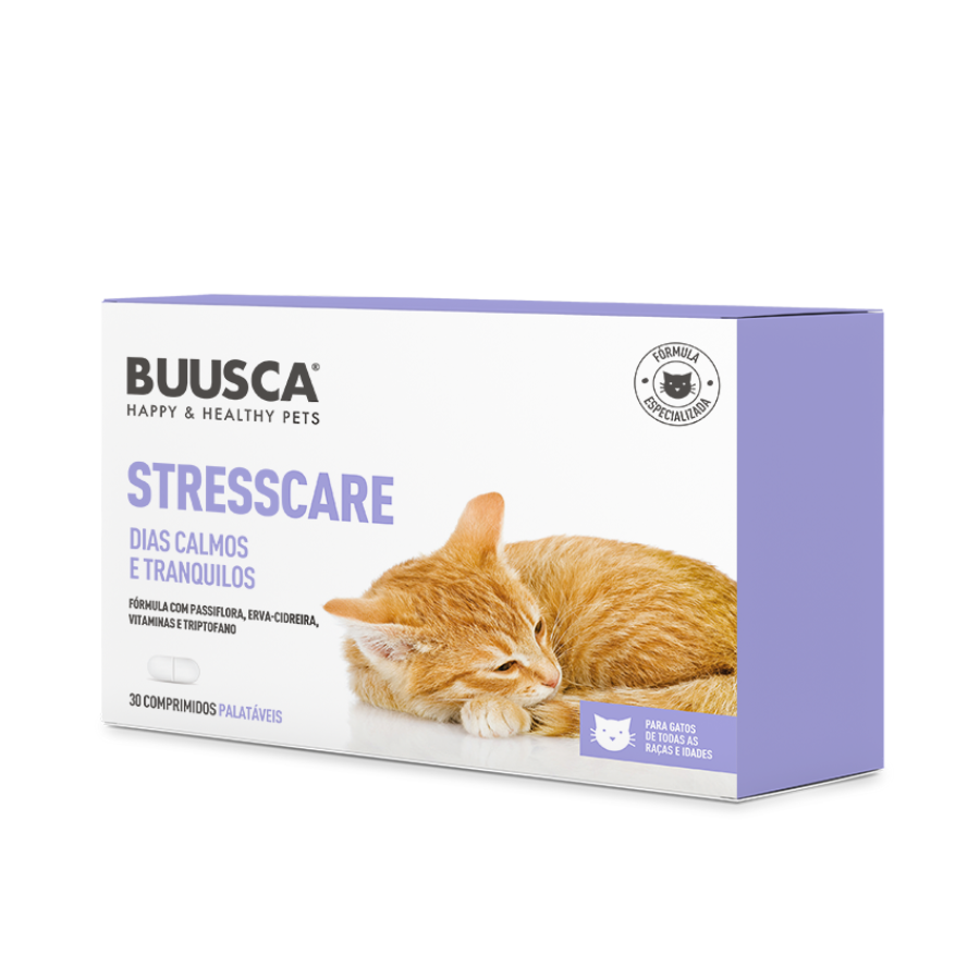 Buusca Stresscare Chat 30 Comprimés