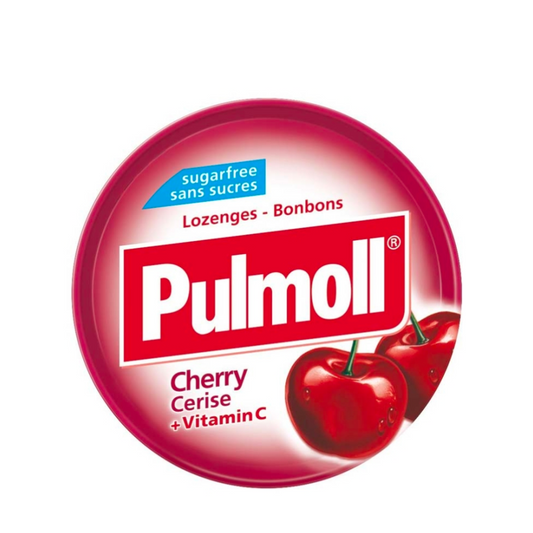 Pulmoll Sugar Free Cherry Lozenges + Vitamin C 45g