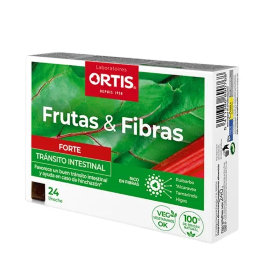 Ortis Frutas y Fibras Forte Cubos x24
