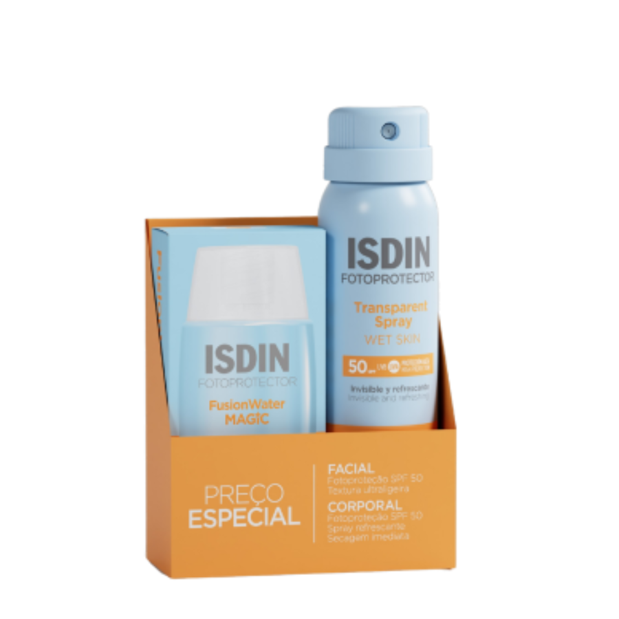 Isdin Fusion Water Magic 50ml + Transparent Spray 100ml