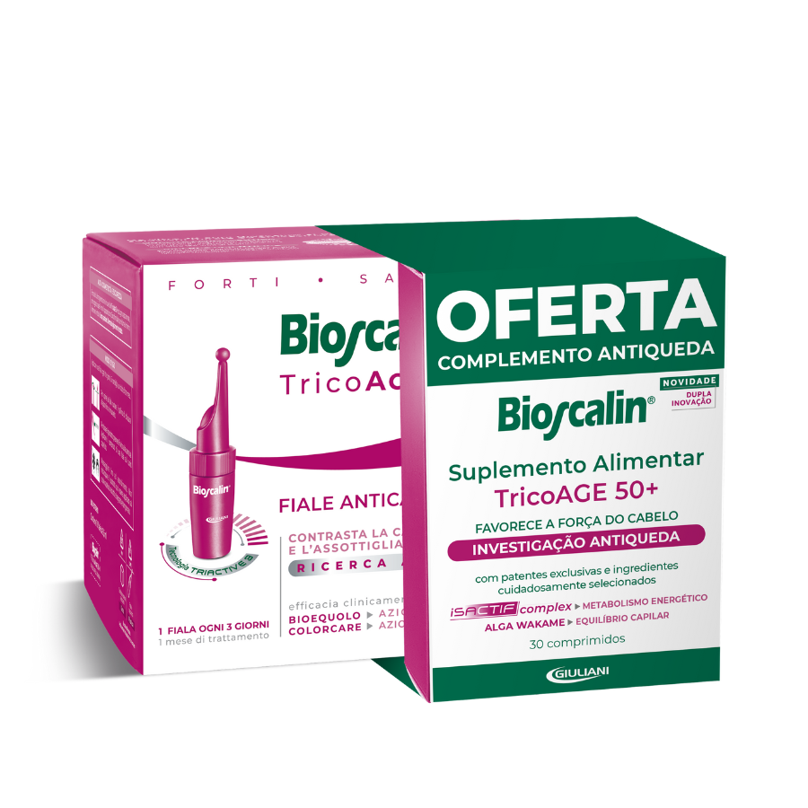 Bioscalin TricoAge 50+ Ampollas x10 + Comprimidos x30