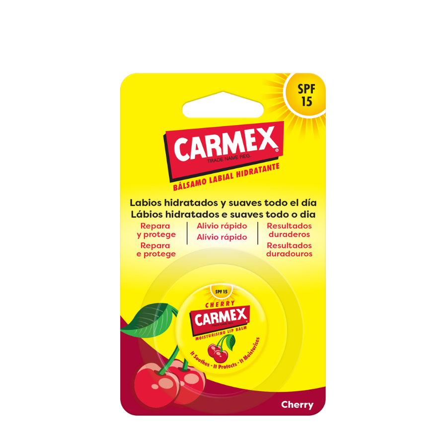 Carmex Crème hydratante pour les lèvres à la cerise Pot 7,5 g