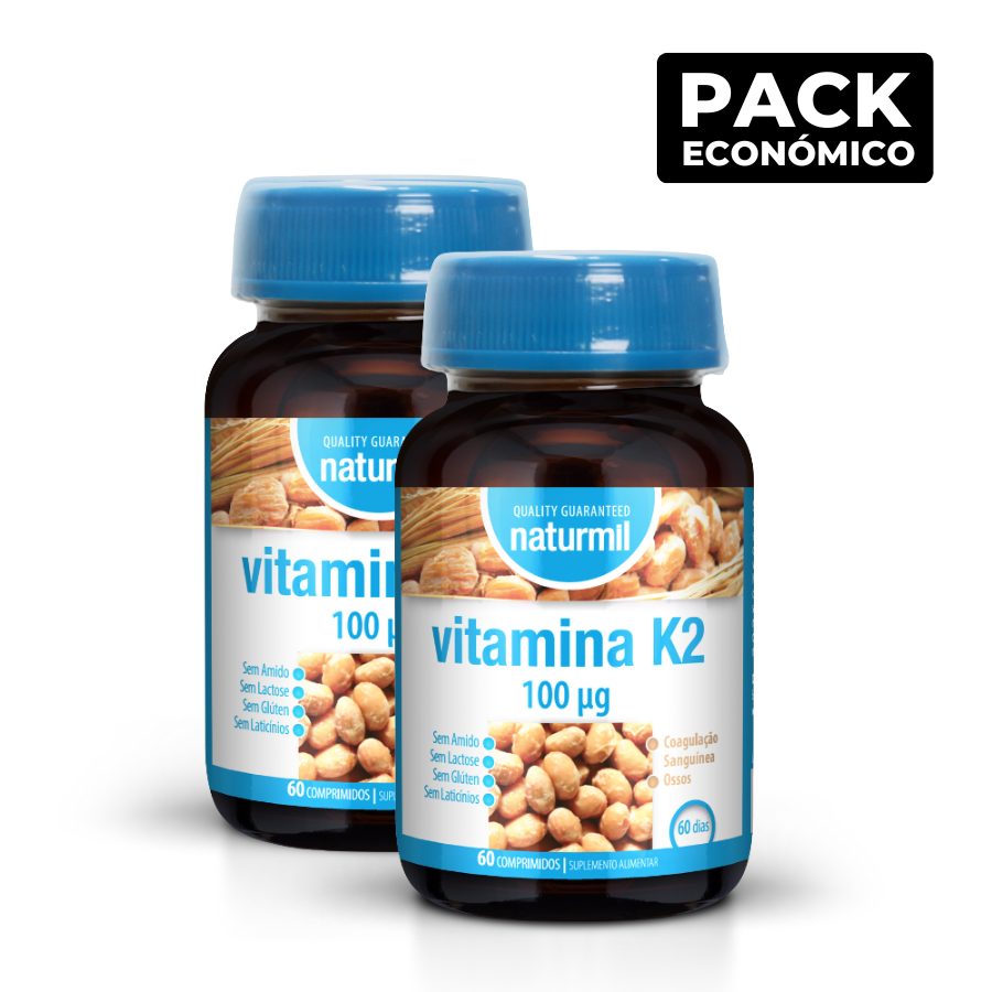 Naturmil Vitamina K2 100mcg Comprimidos 2x60