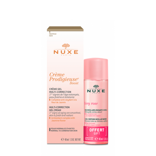 Nuxe Creme Prodigieuse Boost Gel 40ml + Micellar Water 40ml