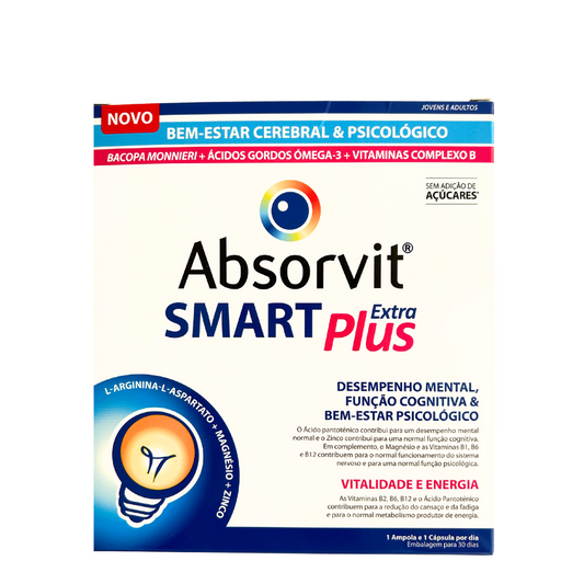 Absorbit Smart Extra Plus 30 Ampoules + 30 Gélules