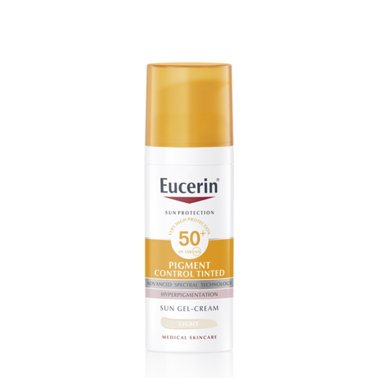 Eucerin Sun Pigment Control Gel Crema Con Color Tono Claro SPF50+ 50ml