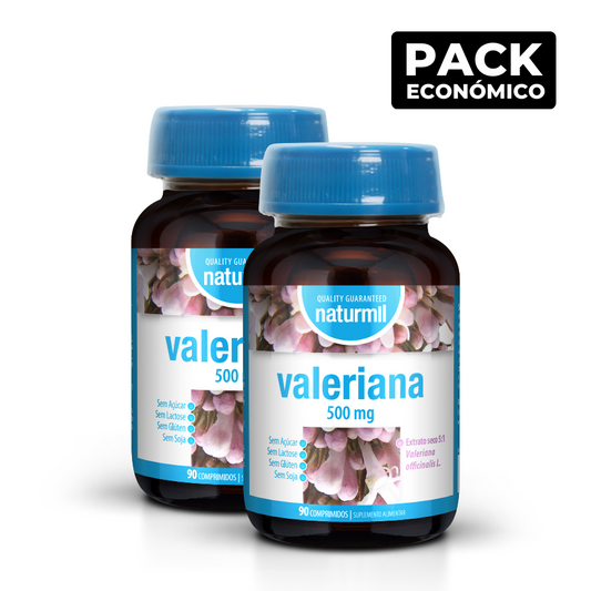 Naturmil Valeriana 500mg Comprimidos 2x90