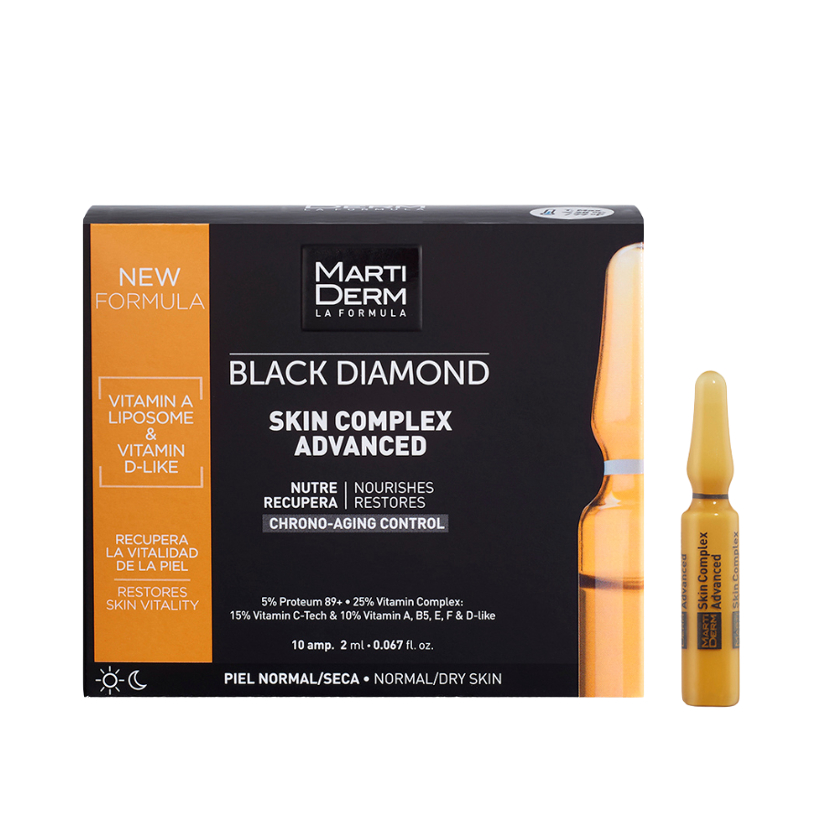 Martiderm Black Diamond Skin Complex Advanced Ampolas x10 – FarmatoGo