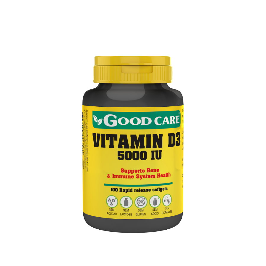 Good Care Vitamina D3 5000IU Cápsulas x100