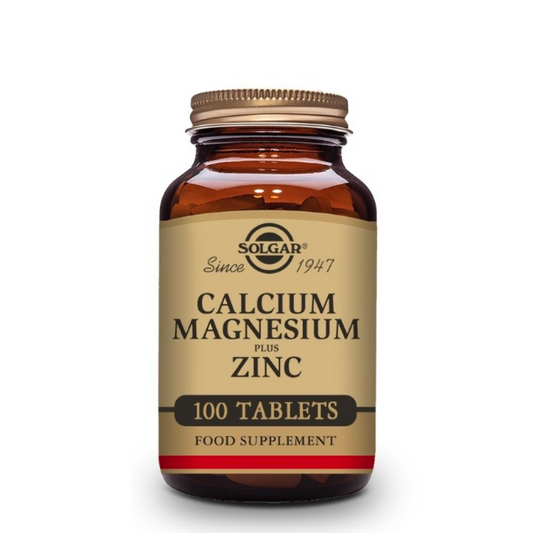 Solgar Calcium Magnesium Plus Zinc Pills x100