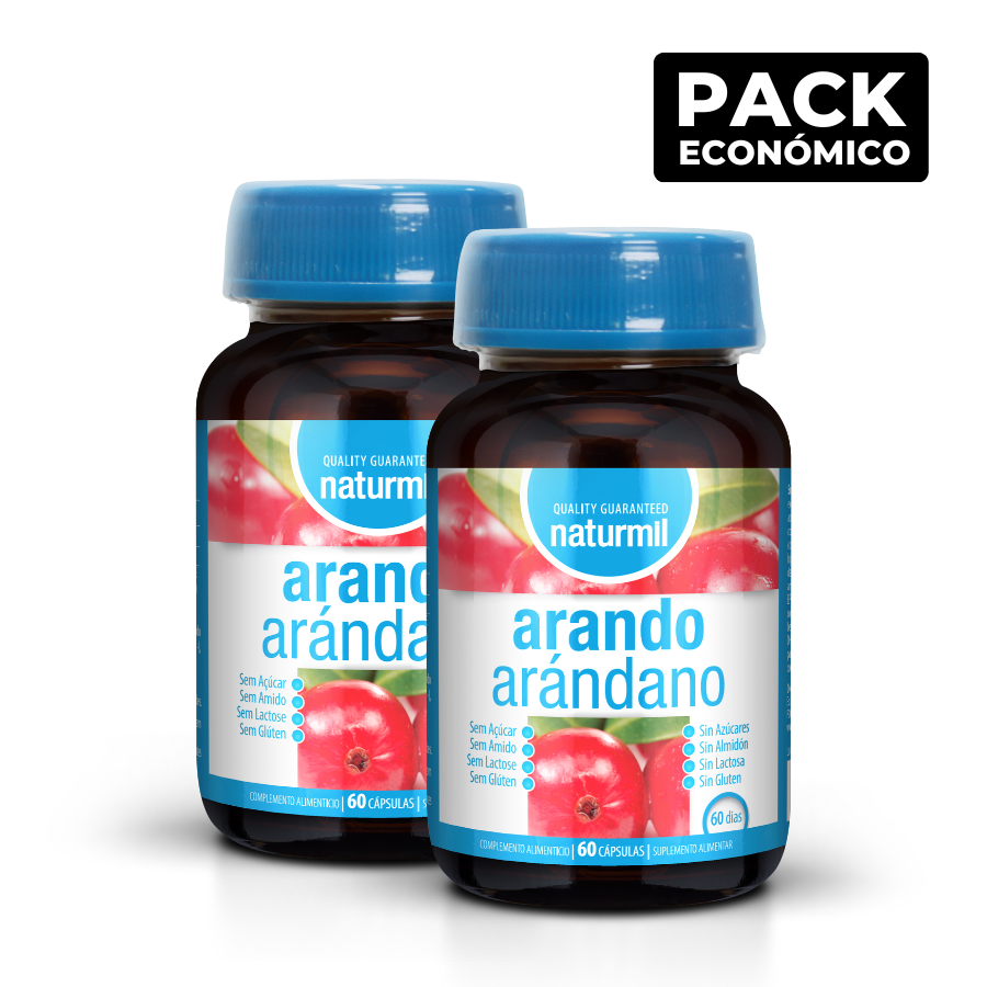 Naturmil Cranberry 90mg Capsules 2x60