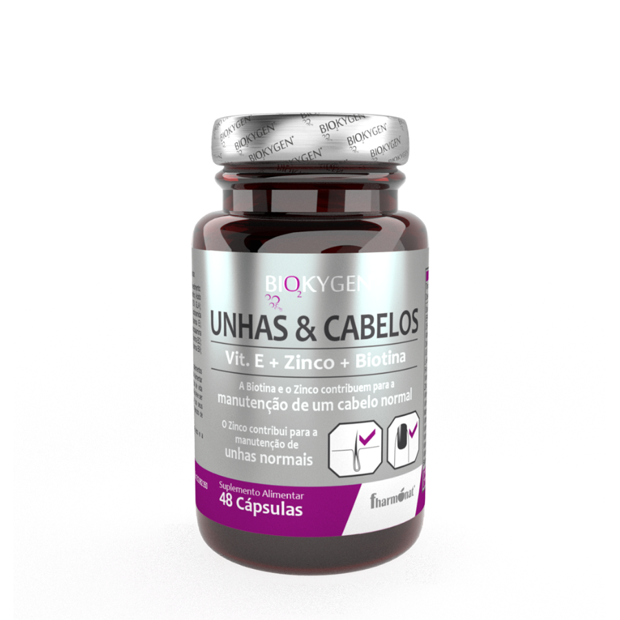 Biokygen Unhas & Cabelos Cápsulas x48