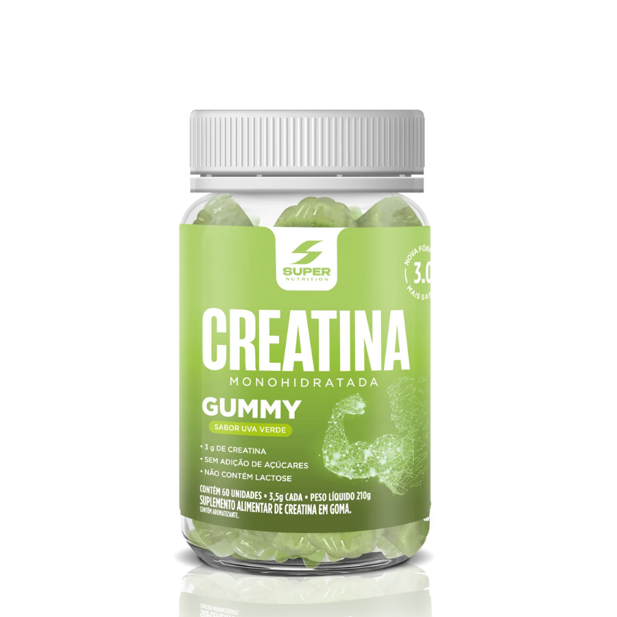 Super Nutrition Gummy Creatine Green Grape Gummies x60