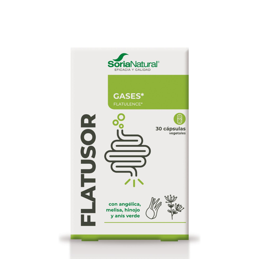 Soria Natural Flatusor x30 Capsules