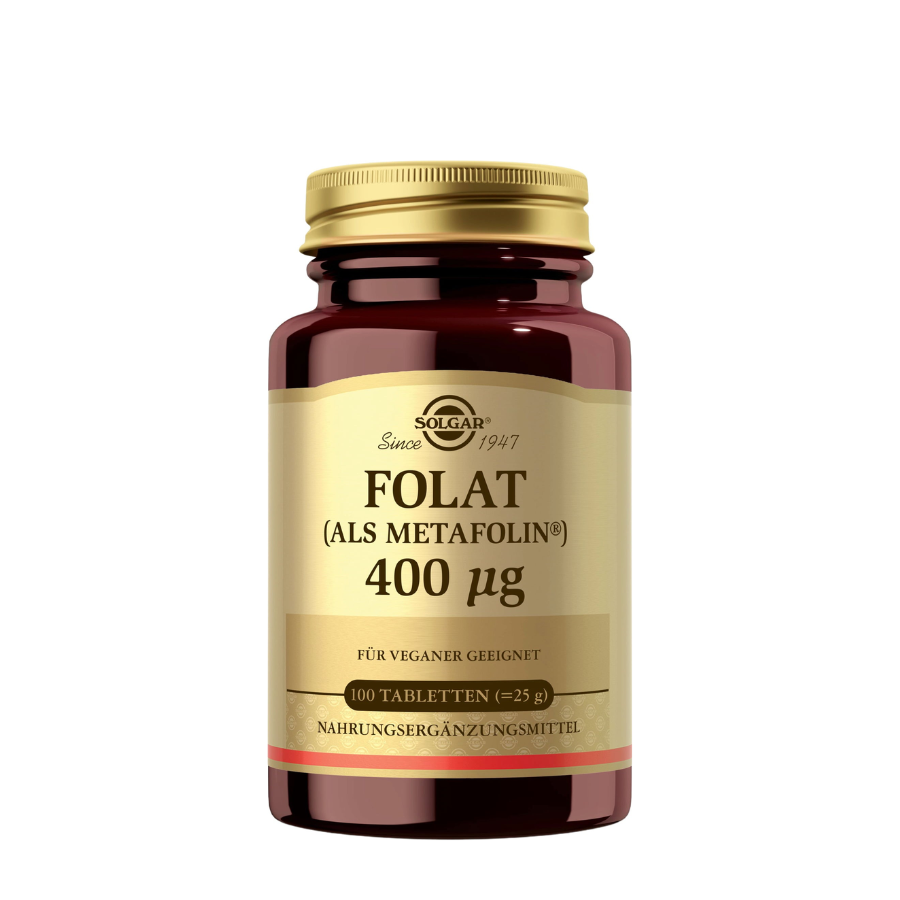 Solgar Folate Metafolin 400mcg Tablets x100