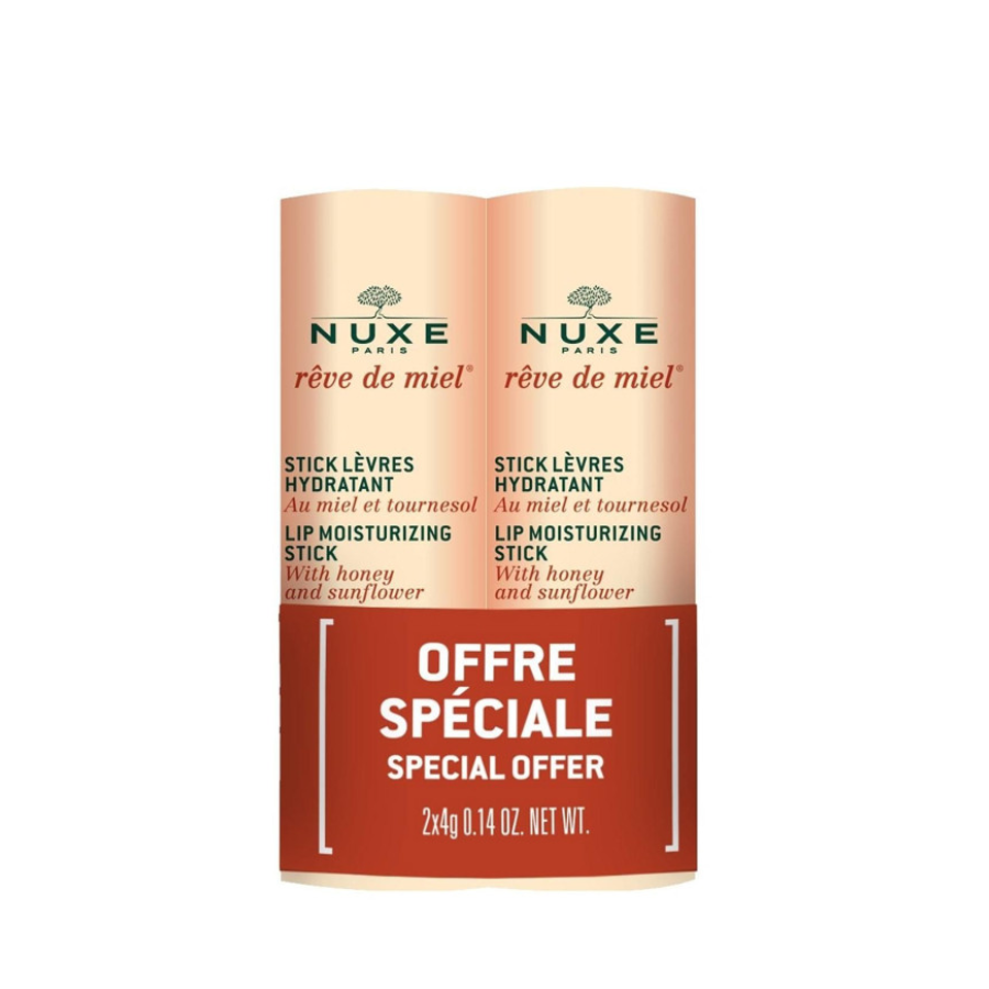 Nuxe Rêve de Miel Stick Labial Hidratante Duo 2x4ml