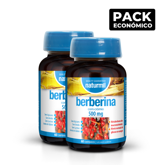 Comprimidos Naturmil Berberina 500 mg 2x60