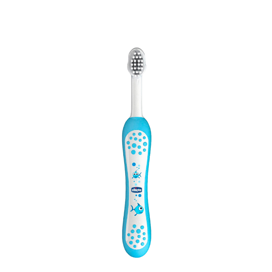 Chicco First Baby Teeth Brush Blue 6-36m