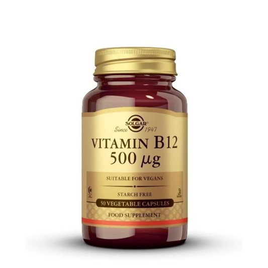 Solgar Vitamin B12 500mcg Capsules x50