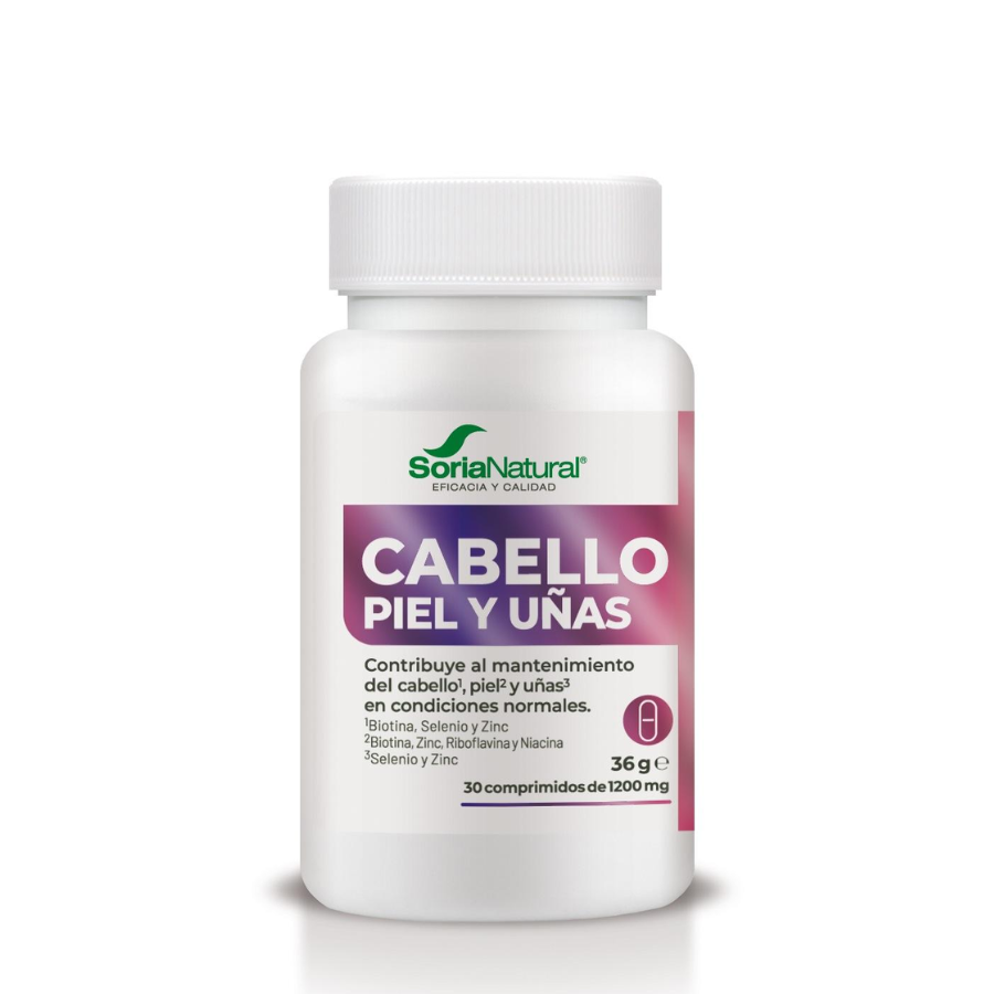 Comprimidos Soria Natural para Cabello, Piel y Uñas x30