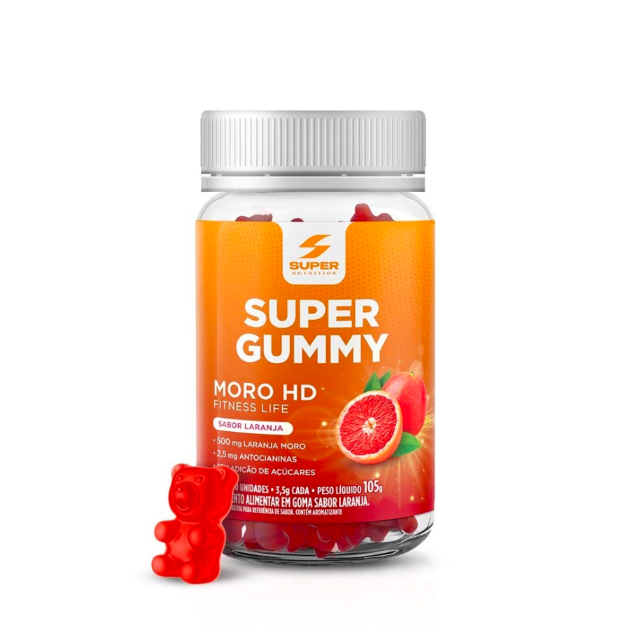 Super Gummy Moro HD Gomas x30
