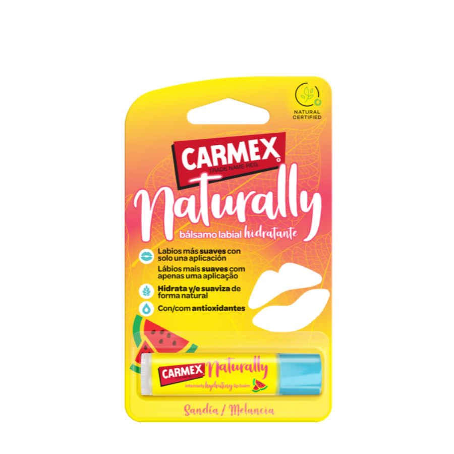 Carmex Naturally Stick Hydratant pour les lèvres à la pastèque 4,25 g
