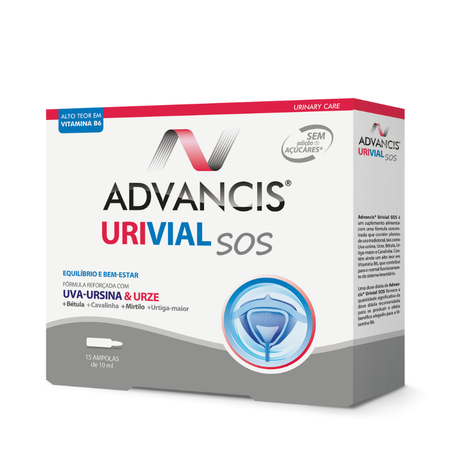 Advancis Urivial SOS Ampolas x15