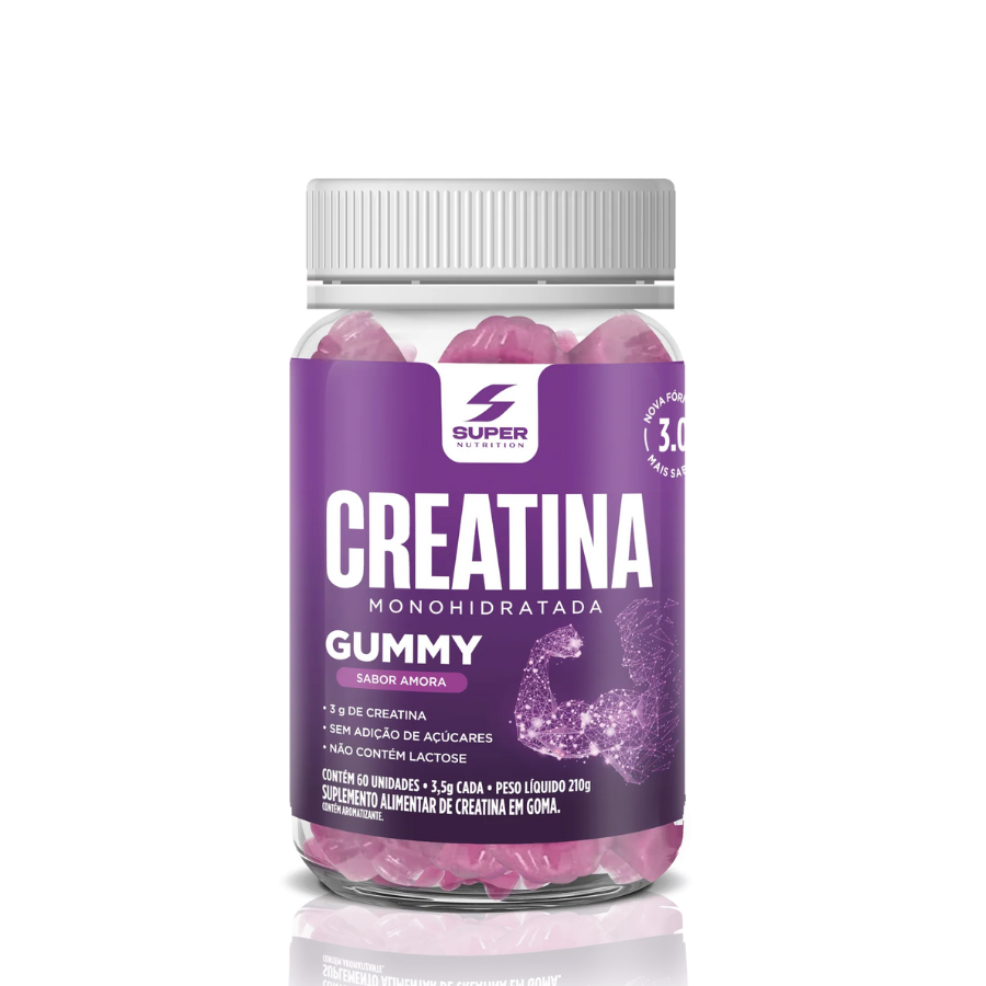 Super Nutrition Gummy Creatine Blackberry Gummies x60