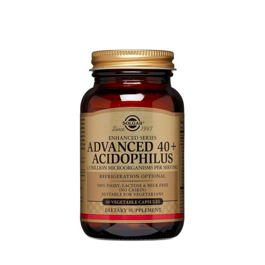 Solgar Advanced 40+ Acidophilus Capsules x60