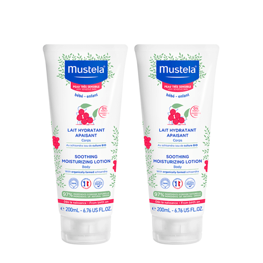 Mustela Bebé Crème Hydratante Apaisante Duo 40 ml -50%