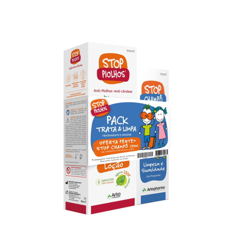 Stop Piolhos Pack  Trata e Cuida Anti Piolhos