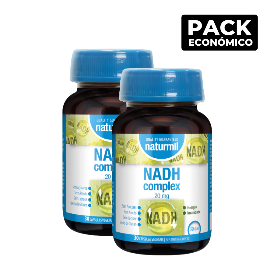 Naturmil NADH Complex 20mg Capsules 2x30