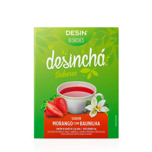 Desinchá Strawberry and Vanilla Sachets x10