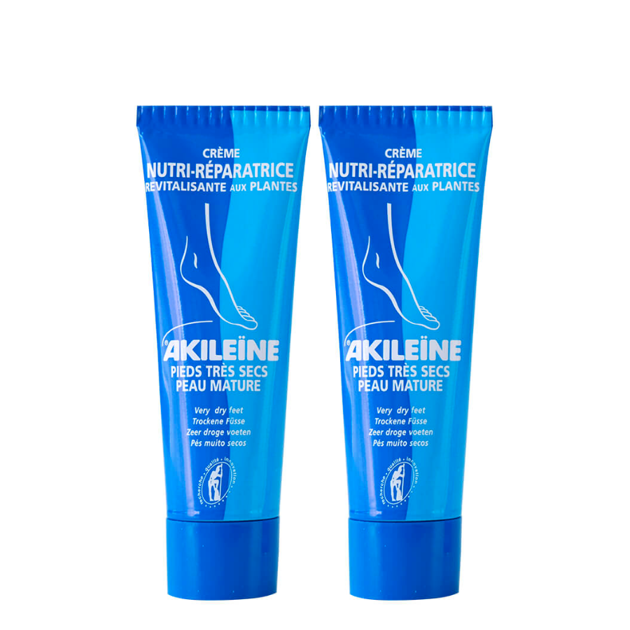 Akileine Nutri Repair Cream Dry Feet 2x50ml