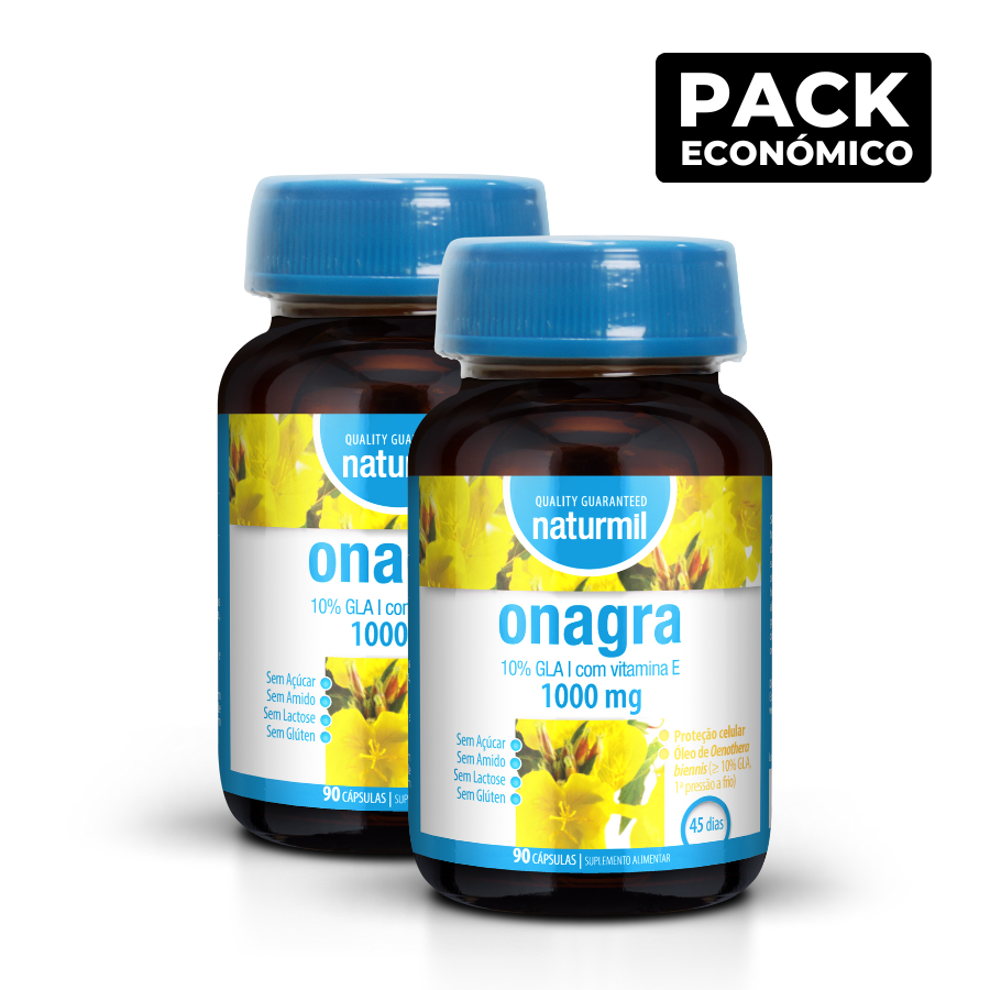 Naturmil Onagra 1000mg Cápsulas 2x90