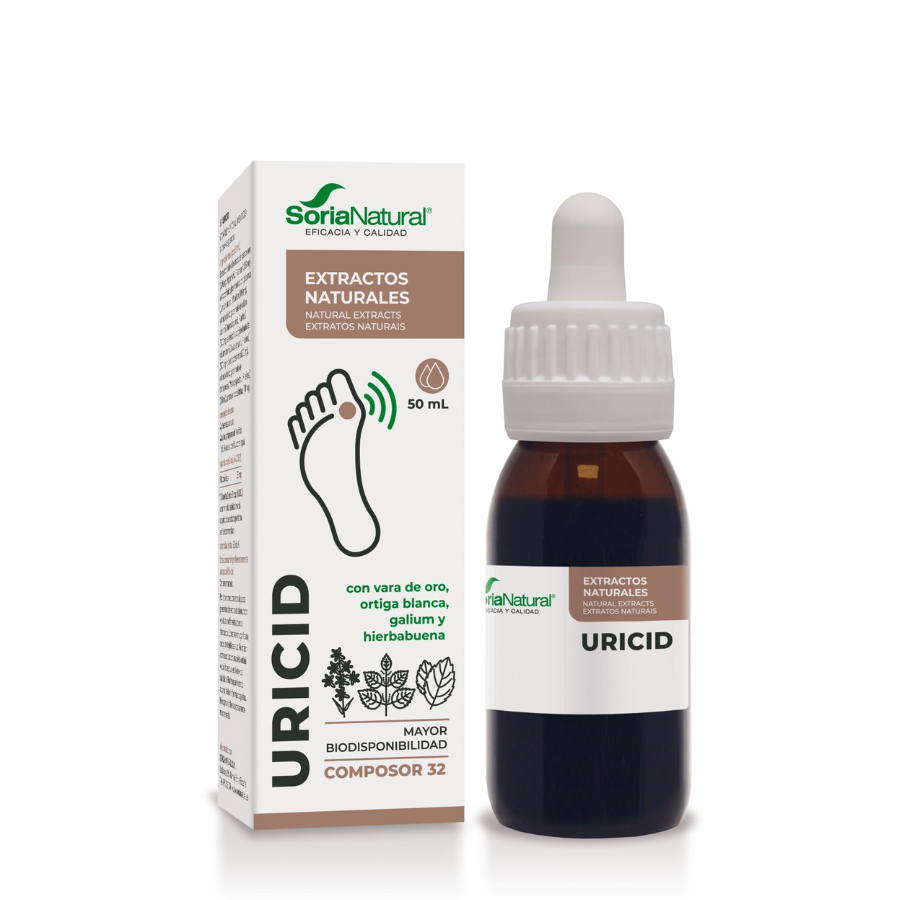 Soria Natural Uricid Composor 32 Drops 50ml