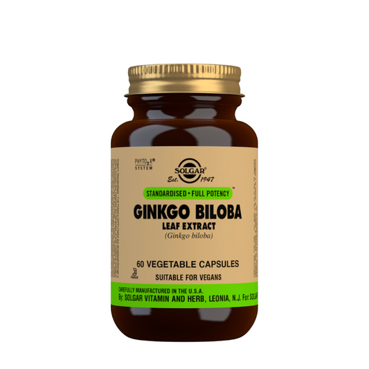 Solgar Ginkgo Biloba Leaf Extract Capsules x60 