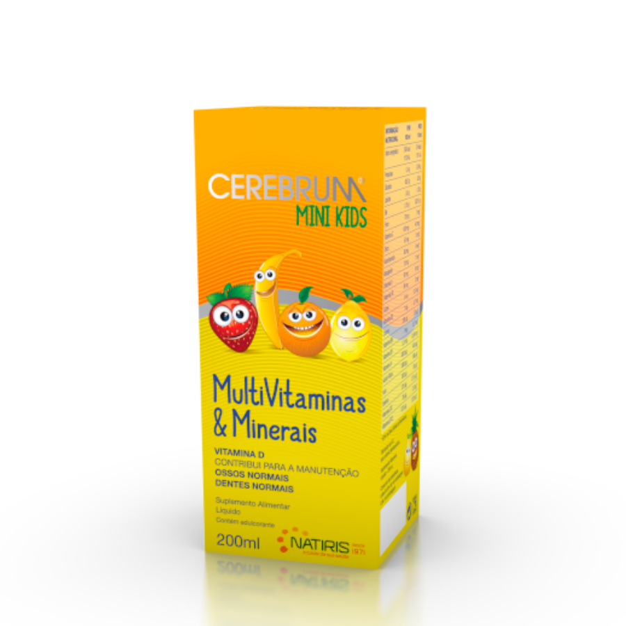 Cerebrum Mini Kids Multivitaminas y Minerales 2x200ml