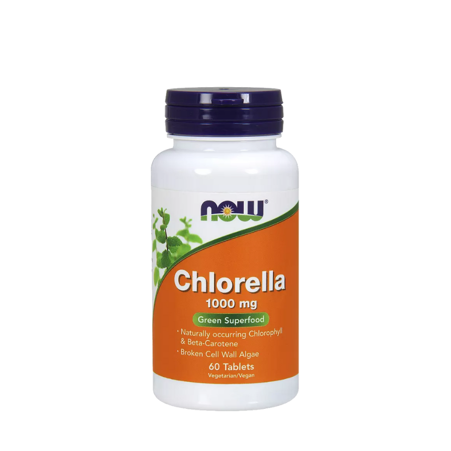 Now Chlorella 1000mg Comprimidos x60