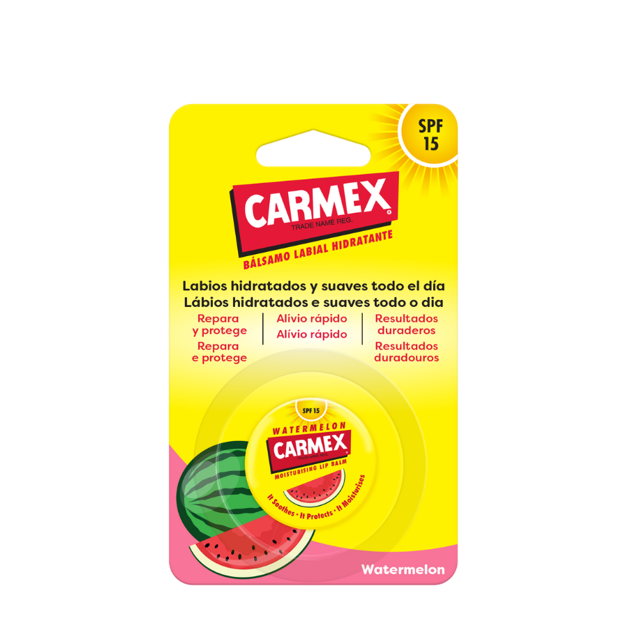 Carmex Pot hydratant pour les lèvres à la pastèque 7,5 g