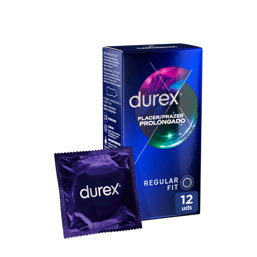 Durex Preservativos Placer Prolongado x12
