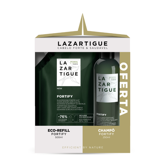 Lazartigue Champô Fortify 250ml + Eco-Refill 500ml
