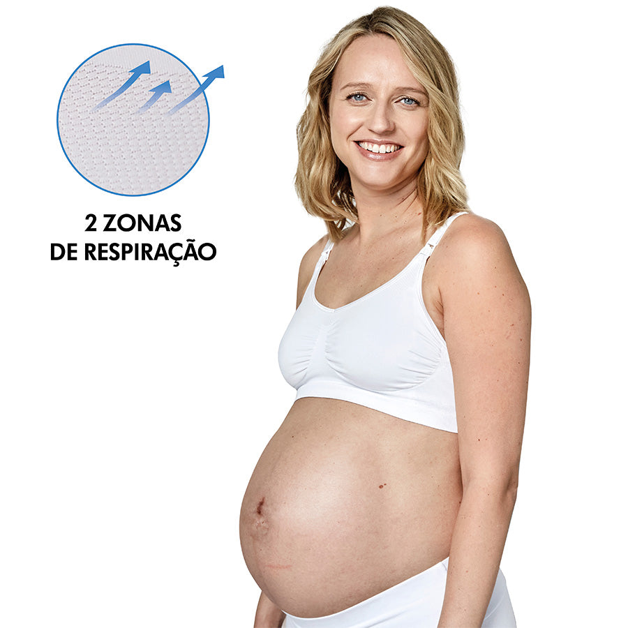 Medela Keep Cool Pregnancy and Breastfeeding Bra L White