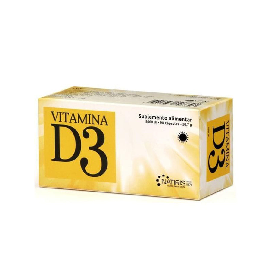 Vitamina D3 5000 UI Natiris Cápsulas x90