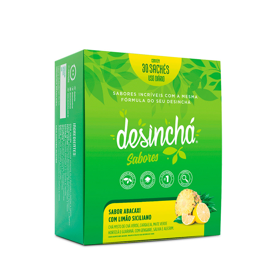Desinchá Pineapple Flavors with Lemon Sachets x30