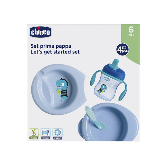 Chicco Papa Set Let's Get Started 6m+ Blue