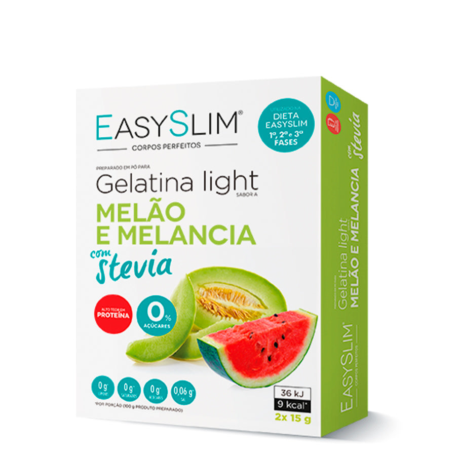 Easyslim Gélatine Light Melon et Pastèque Sachets x2